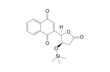 (4R*,5R*)-5-(1,4-Dioxo-1,4-dihydro-2-naphthyl)-4-htrimethylsiloxytetrahydrofuran-2-one