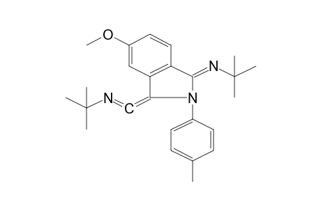 N-((1Z)-3-[(tert-Butylimino)methylene]-5-methoxy-2-(4-methylphenyl)-1H-isoindol-1(2H)-ylidene)-2-methyl-2-propanamine