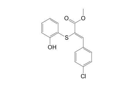 Methyl (Z)-3-(4-chlorophenyl)-2-((2-hydroxyphenyl)thio) acrylate