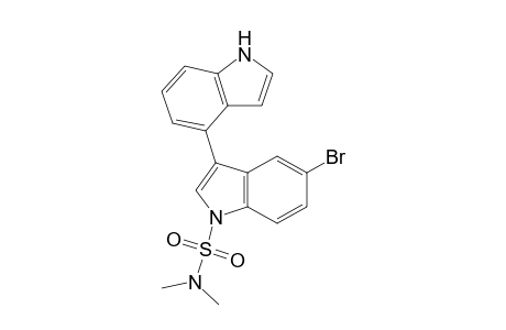 5-Bromo-3-1H-indol-4-yl-N,N-dimethyl-1H-indole-1-sulfonamide