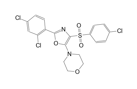 morpholine, 4-[4-[(4-chlorophenyl)sulfonyl]-2-(2,4-dichlorophenyl)-5-oxazolyl]-