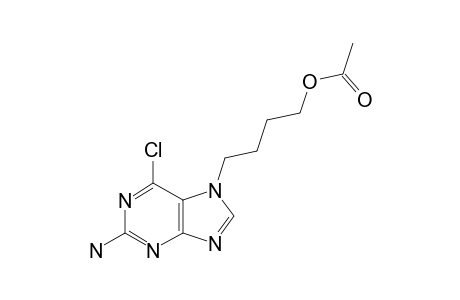 7-(4-ACETOXYBUTYL)-2-AMINO-6-CHLOROPURINE