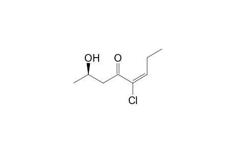 (2R,5E)-5-Chloro-2-hydroxyoct-5-en-4-one