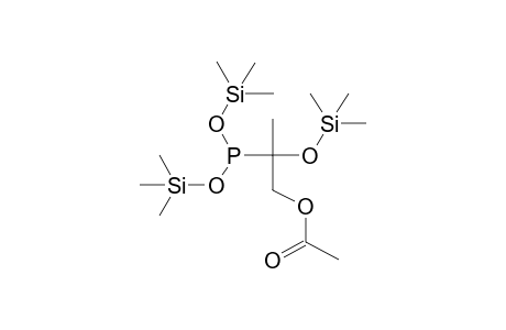 BIS(TRIMETHYLSILYL)-ALPHA-TRIMETHYLSILYLOXY-BETA-ACETOXYISOPROPYLPHOSPHONITE