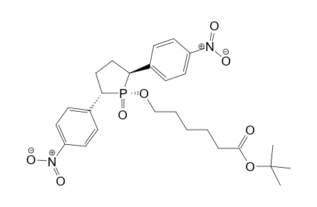 t-Butyl 6-[[(trans)-2,5-bis(4'-nitrophenyl)-1-.oxo-1-lambda.(5)-phospholan-1-yl]oxy]hexanoate