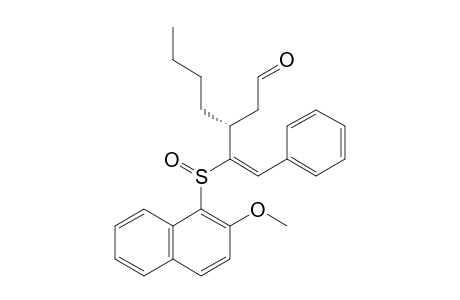 (+/-)-4-(E)-3-(R)-NORMAL-BUTYL-5-PHENYL-4-(S(S))-(2-METHOXY-1-NAPHTHYLSULFINYL)-PENT-4-ENAL