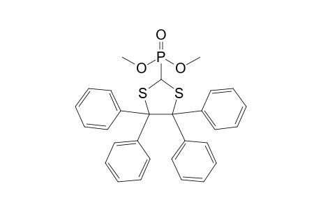 Dimethyl (4,4,5,5-tetraphenyl-[1,3]dithiolan-2-yl)phosphonate