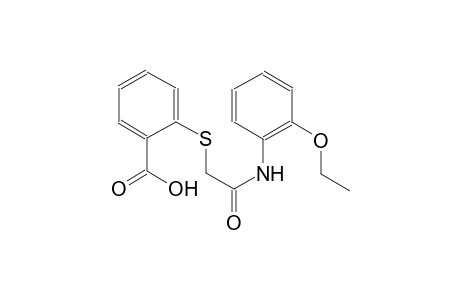 2-{[2-(2-ethoxyanilino)-2-oxoethyl]sulfanyl}benzoic acid