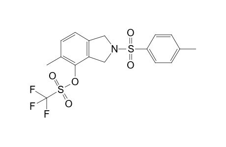 6-Methyl-7-[(trifluoromethyl)sulfonyloxy]-N-tosyl-2,3-dihydro-1H-isoindole