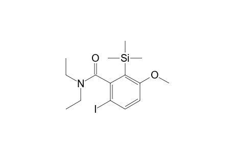 N,N-diethyl-6-iodo-3-methoxy-2-(trimethylsilyl)benzamide