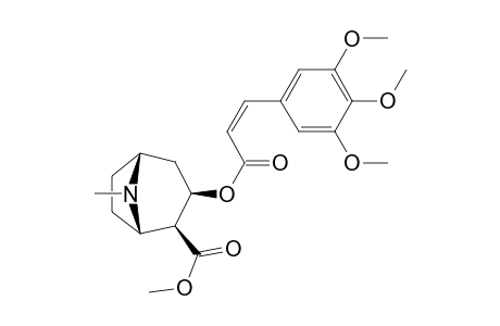 Cinnamoylcocaine, 3',4',5'-trimethoxy-