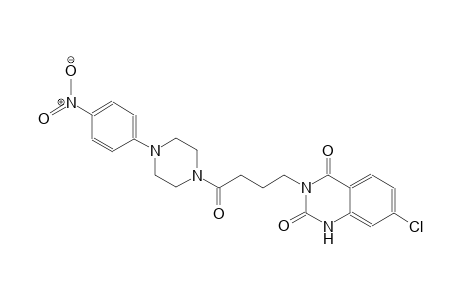 7-chloro-3-{4-[4-(4-nitrophenyl)-1-piperazinyl]-4-oxobutyl}-2,4(1H,3H)-quinazolinedione