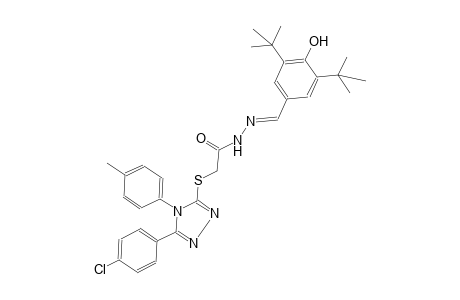 acetic acid, [[5-(4-chlorophenyl)-4-(4-methylphenyl)-4H-1,2,4-triazol-3-yl]thio]-, 2-[(E)-[3,5-bis(1,1-dimethylethyl)-4-hydroxyphenyl]methylidene]hydrazide