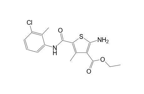 3-thiophenecarboxylic acid, 2-amino-5-[[(3-chloro-2-methylphenyl)amino]carbonyl]-4-methyl-, ethyl ester