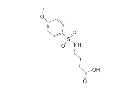 butanoic acid, 4-[[(4-methoxyphenyl)sulfonyl]amino]-