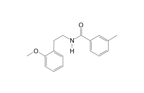 N-[2-(2-Methoxyphenyl)ethyl]-3-methylbenzamide