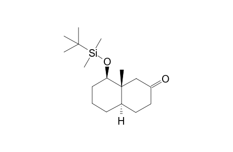 (4a.alpha.,8.beta.,8a.beta.)-5-[(tert-Butyldimethylsilyl)oxy]octahydro-8a-methyl-2(1H)-naphthalenone