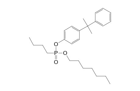 Butylphosphonic acid, heptyl 4-(2-phenylprop-2-yl)phenyl ester