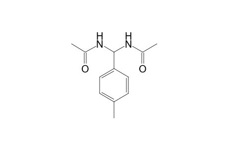 N-[acetamido(p-tolyl)methyl]acetamide