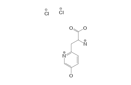 (S)-ALPHA-AMINO-5-HYDROXY-2-PYRIDINEPROPANOIC_ACID_TRIHYDROCHLORIDE;L-AZATYROSINE_TRIHYDROCHLORIDE;L-BETA-(5-HYDROXY-2-PYRIDYL)-ALANINE_TRIHYDROCHL