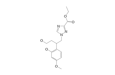ETHYL-1-[4-HYDROXY-2-(2-HYDROXY-4-METHOXY-PHENYL)-BUTYL]-1,2,4-TRIAZOLE-3-CARBOXYLATE