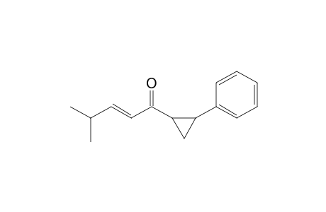 2-Penten-1-one, 4-methyl-1-(2-phenylcyclopropyl)-