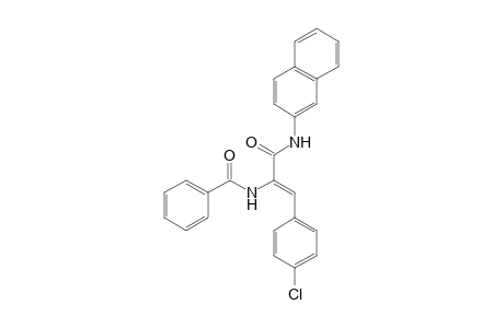 N-[2-(4-chloro-phenyl)-1-(naphthalen-2-ylcarbamoyl)-vinyl]-benzamide
