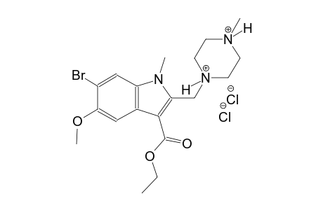 piperazinediium, 1-[[6-bromo-3-(ethoxycarbonyl)-5-methoxy-1-methyl-1H-indol-2-yl]methyl]-4-methyl-, dichloride