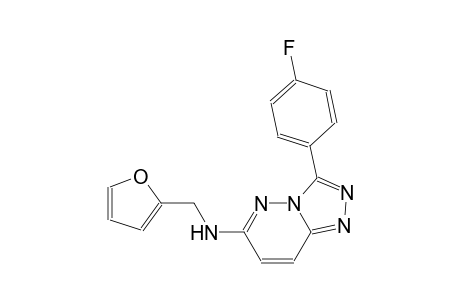 [1,2,4]triazolo[4,3-b]pyridazin-6-amine, 3-(4-fluorophenyl)-N-(2-furanylmethyl)-