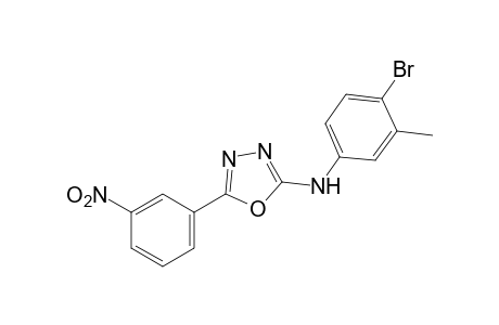 2-(4-bromo-m-toluidino)-5-(m-nitrophenyl)-1,3,4-oxadiazole