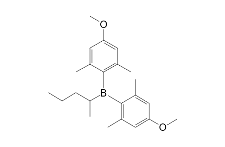 Bis(2,6-dimethyl-4-methoxyphenyl)-(1-methyl)butylborane