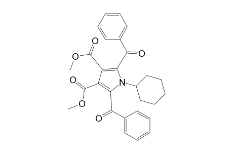 2,5-Dibenzoyl-1-cyclohexyl-pyrrole-3,4-dicarboxylic acid dimethyl ester