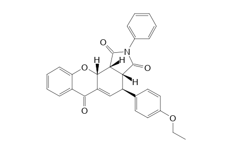 4-(4-ETHOXYPHENYL)-1,3-DIOXO-2-PHENYL-3A,4,11A,11B-TETRAHYDROPYRROLO-[3,4-C]-XANTHONE