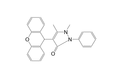 1,5-Dimethyl-2-phenyl-4-(9H-xanthen-9-yl)-1,2-dihydro-pyrazol-3-one