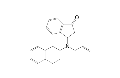 3-[Allyl(1,2,3,4-tetrahydro-2-naphthalenyl)amino]-1-indanone