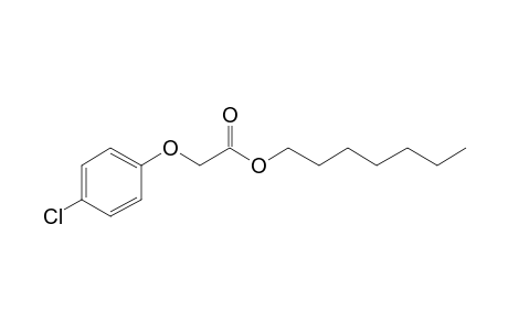 Acetic acid, (4-chlorophenoxy)-, heptyl ester