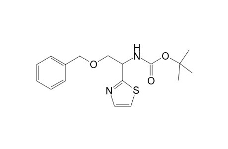 2-(Benzyloxy)-N-(t-butoxycarbonyl)-1-(2'-thiazolyl)ethylamine