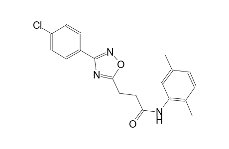 3-[3-(4-chlorophenyl)-1,2,4-oxadiazol-5-yl]-N-(2,5-dimethylphenyl)propanamide