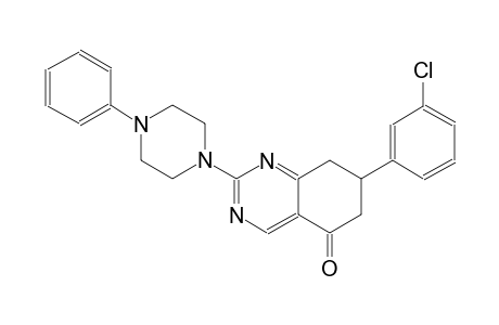 7-(3-chlorophenyl)-2-(4-phenyl-1-piperazinyl)-7,8-dihydro-5(6H)-quinazolinone
