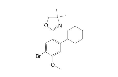 2-(5-Bromo-2-cyclohexyl-4-methoxyphenyl)-4,4-dimethyl-4,5-dihydrooxazole