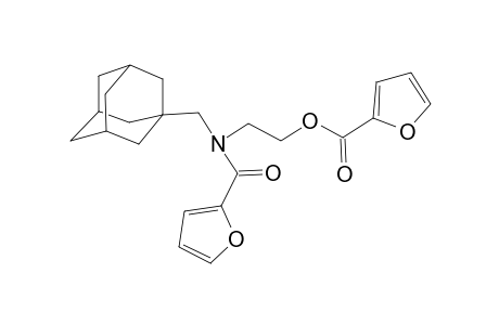 2-Furancarboxylic acid, 2-[(2-furanylcarbonyl)(tricyclo[3.3.1.1(3,7)]dec-1-ylmethyl)amino]ethyl ester