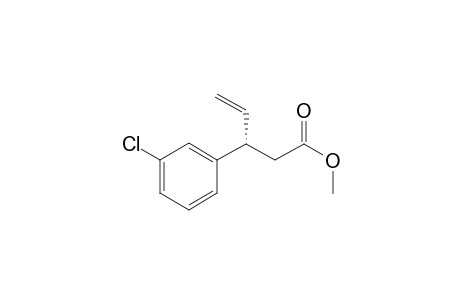 (S)-methyl 3-(3-chlorophenyl)pent-4-enoate