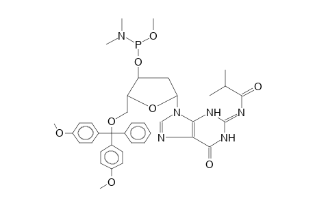 5'-DIMETHOXYTRITYL-N-ISOBUTYRYLDEOXYGUANOSINE-3'-O,N,N-TRIMETHYLAMIDOPHOSPHITE (ISOMER MIXTURE)