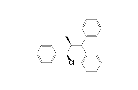 Benzene, 1,1',1''-(1-chloro-2-methyl-1-propanyl-3-ylidene)tris-, (R*,S*)-