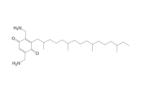2,5-Cyclohexadiene-1,4-dione, 2,5-bis(aminomethyl)-3-(2,6,10,14-tetramethylhexadecyl)-