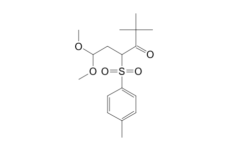6,6-Dimethoxy-2,2-dimethyl-4-tosyl-3-hexanone