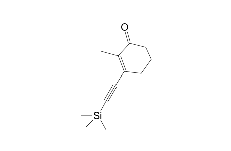 2-Methyl-3-((trimethylsilyl)ethynyl)cyclohex-2-en-1-one