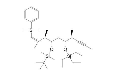 (5S,7R)-5-((R,Z)-4-(dimethyl(phenyl)silyl)-3-methylbut-3-en-2-yl)-9,9-diethyl-2,2,3,3-tetramethyl-7-((S)-pent-3-yn-2-yl)-4,8-dioxa-3,9-disilaundecane