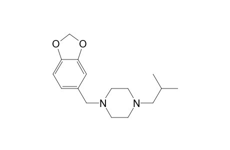 1-Isobutyl-4-(3,4-methylenedioxyphenyl)piperazine