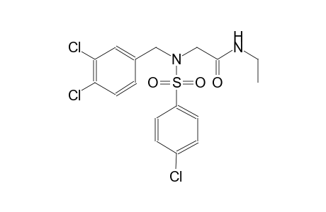 2-[[(4-chlorophenyl)sulfonyl](3,4-dichlorobenzyl)amino]-N-ethylacetamide